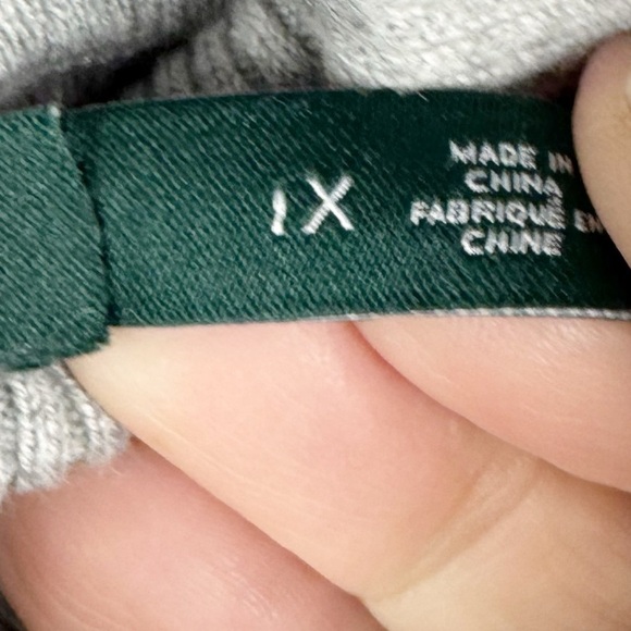 Lauren Ralph Lauren Gray Ribbed Turtleneck Sweater - Picture 6 of 9